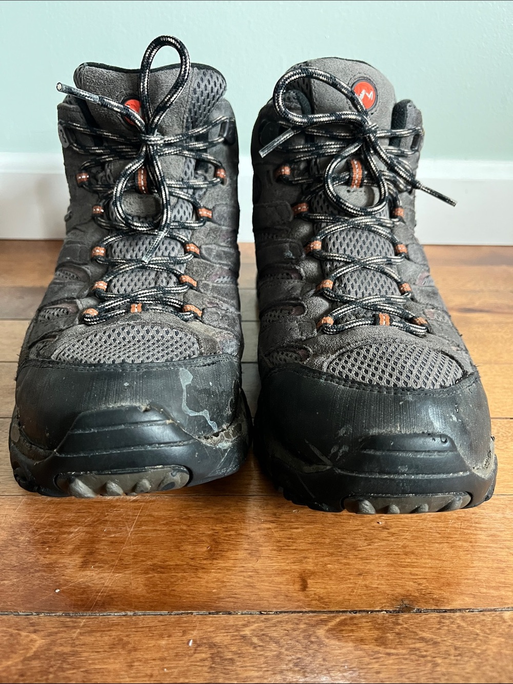Merrell J06105 Waterproof Vibram Hiking Boots Men's US 12 Distressed Trail